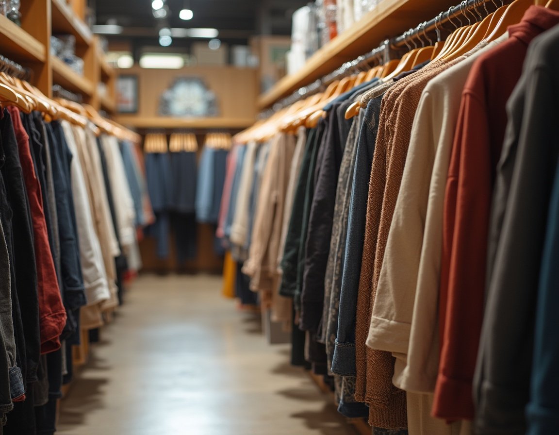 В магазине одежды